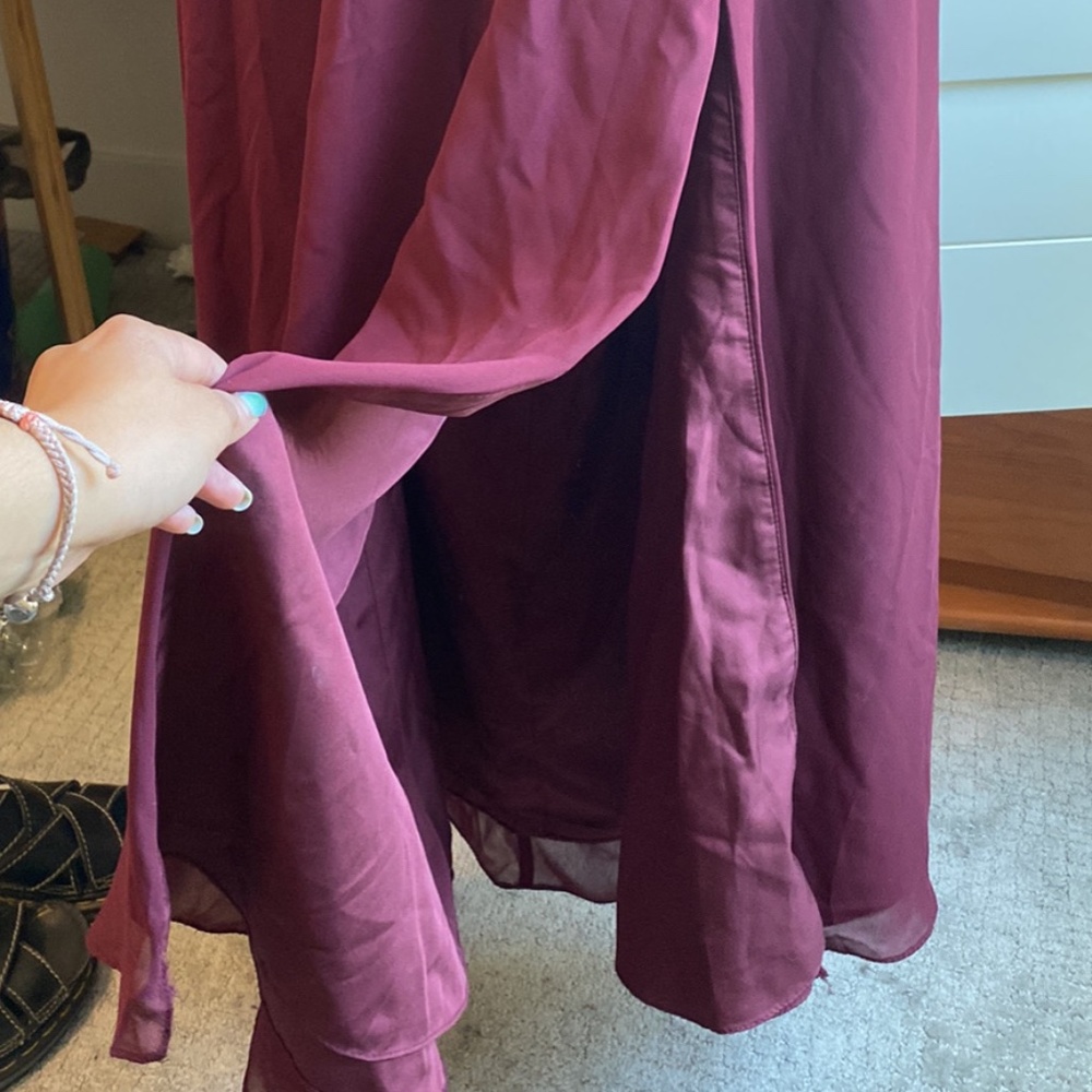 Burgundy Bridesmaid/Wedding Guest Dress - Picture 3 of 8